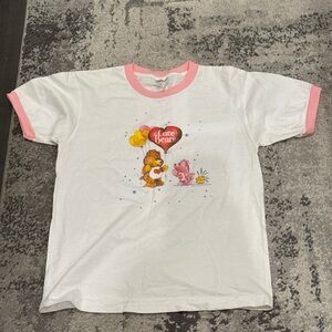 Wish White and Pink Cartoon Character Tee